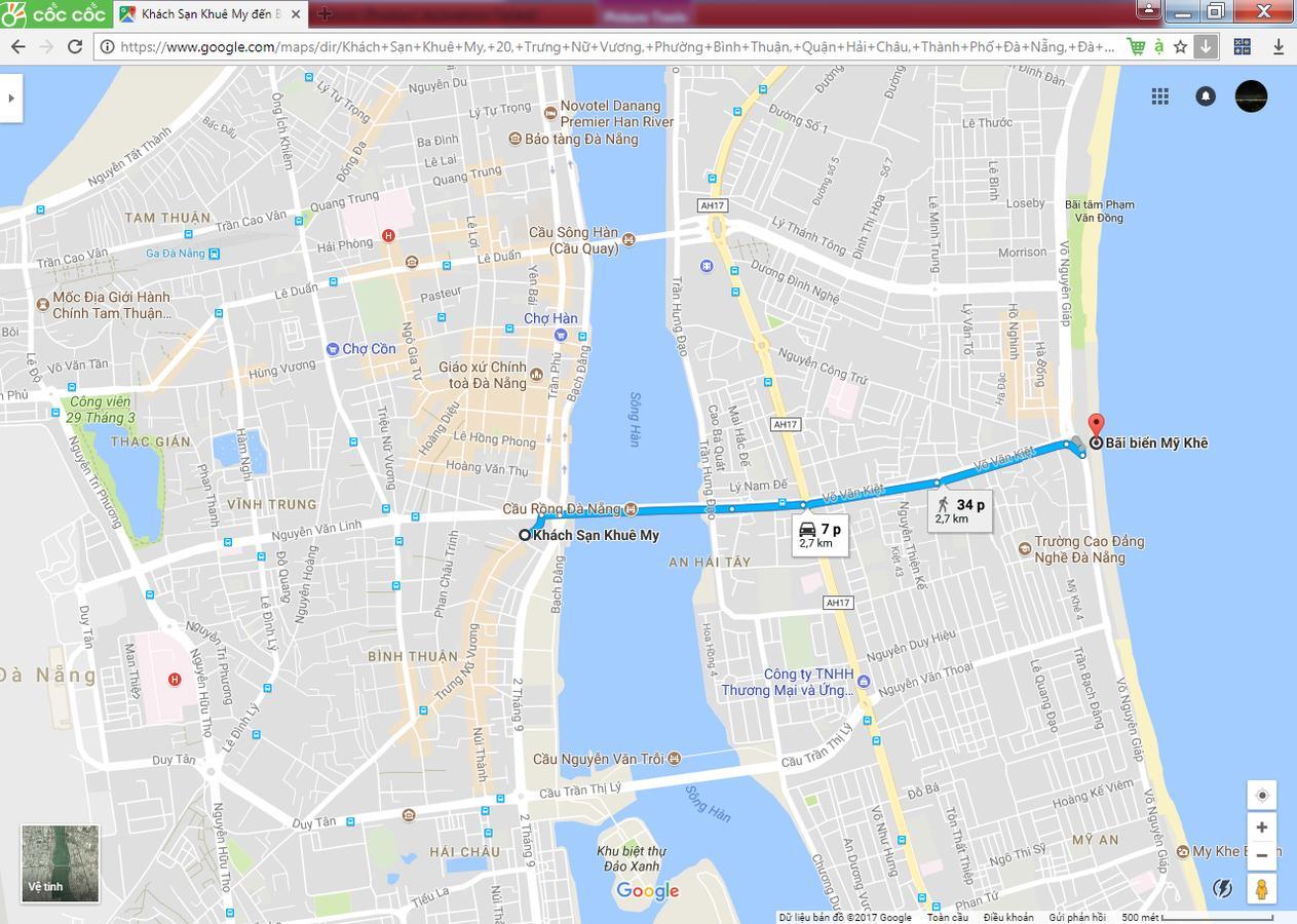 Khue My Hotel 岘港 外观 照片