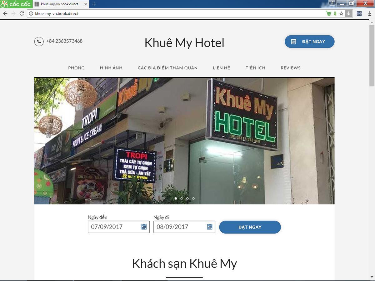 Khue My Hotel 岘港 外观 照片